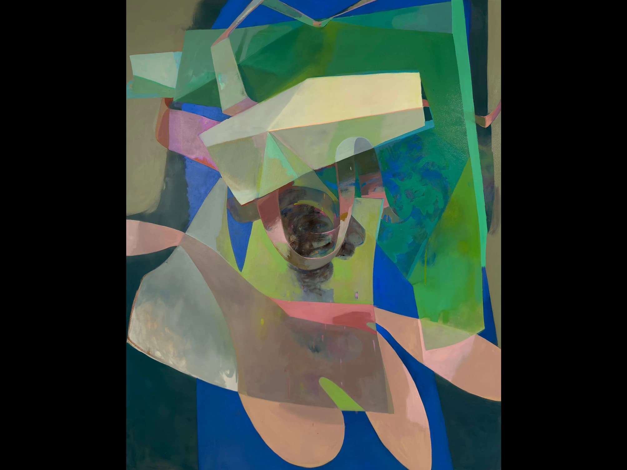 Pawns in Their Schemes, 2026, oil on canvas, 60 x 48