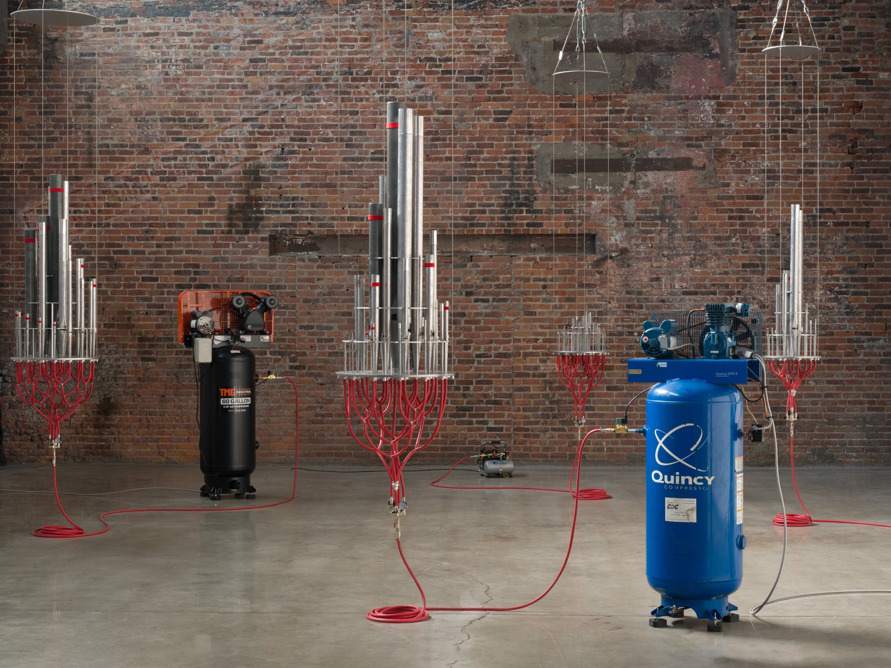 Maggy Hamel-Metsos, Simile Aria, 2025. Installation view, Fonderie Darling. Photo: William Sabourin.