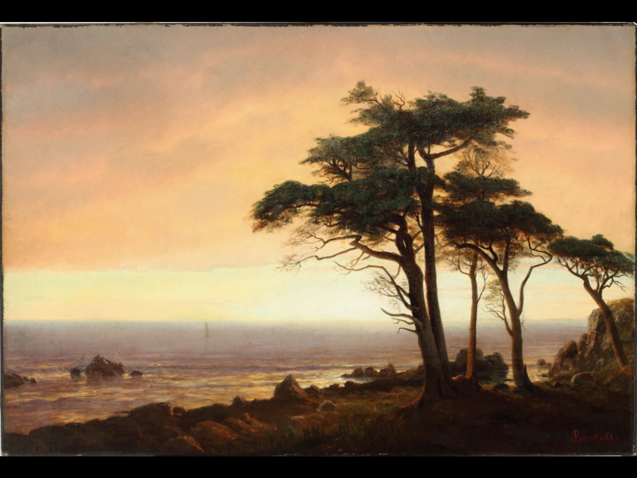 Albert Bierstadt California Coast, date unknown Oil on canvas Bequest of Richard M. Scaife