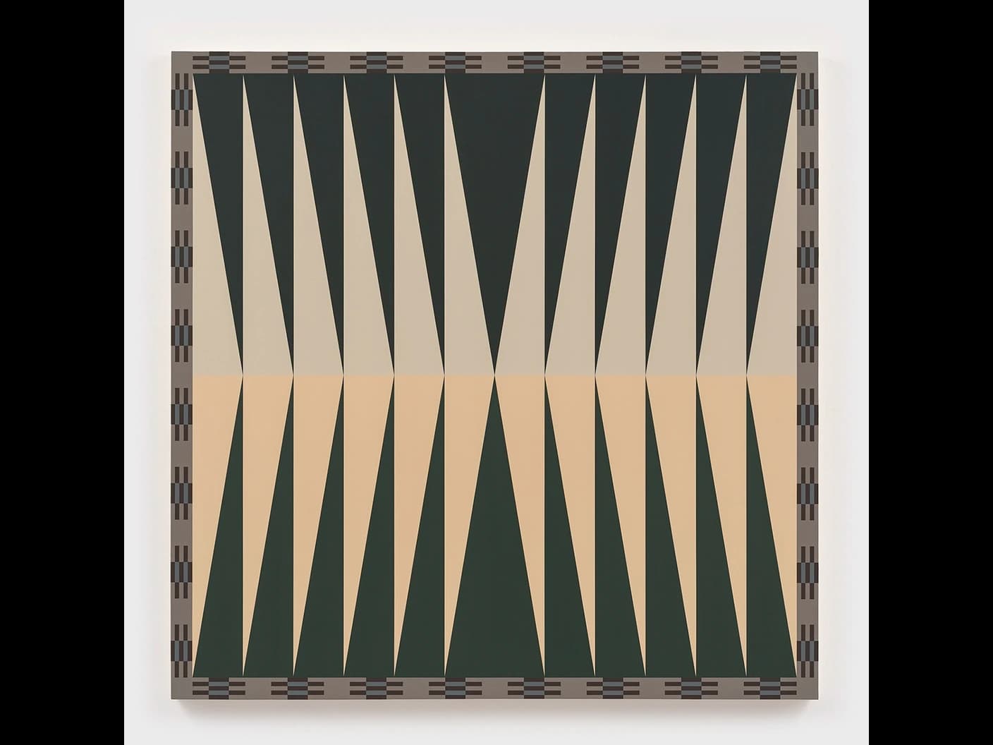 Jordan Ann Craig (Northern Cheyenne, b. 1992), Sharp Tongue; Used to Cut Deep, 2024, acrylic on canvas, 70 x 70 x 2 1/2 in. Mary and Leigh Block Museum of Art, Northwestern University